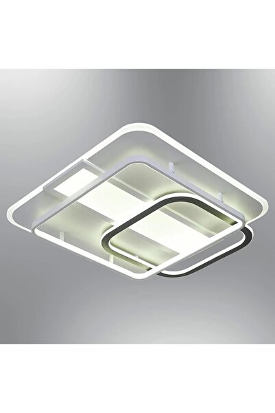 Özcan Aydınlatma Özcan Aydınlatma 1414-8 Nofa 80Cm Kare Armatür (Tuya Uyumlu) (Kumandalı) Beyaz