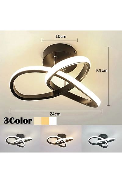 Choice Home led chandelier three colors lamp modern style ceiling lamp bedroom lighting surface mounting...
