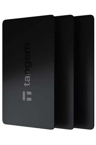 tangem Crypto Hardware Wallet 2.0 [PACK OF 3] - Stealth Black