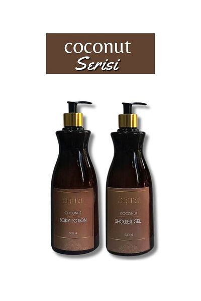 Ixora Coconut Series Shower Gel and Body Lotion Set 500 ml