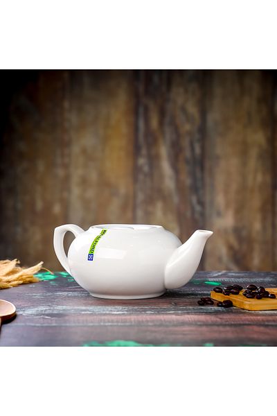 ROYALFORD RF8008 Porcelain Magnesia Big Tea Pot with Lid