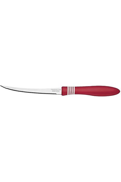 TRAMONTINA Since 1911, Made In Brazil - Cor&cor 2 Pieces Tomato Knife Set With Stainless Steel Blade