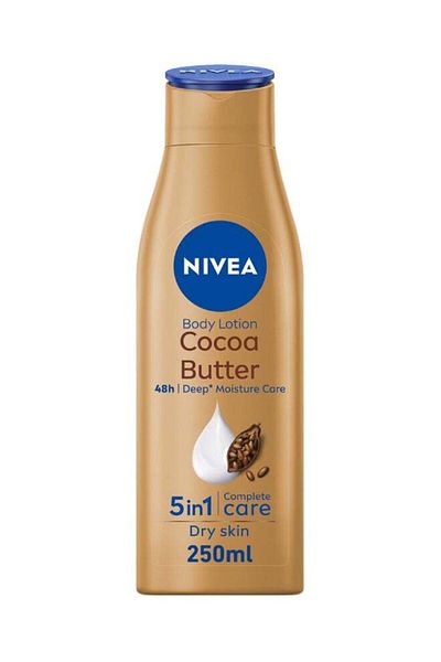NIVEA Cocoa Butter & Vitamin E Body Lotion for Dry Skin 250ml