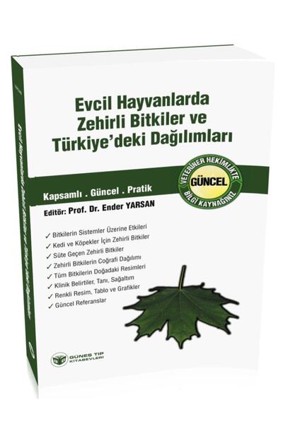 Güneş Tıp Kitabevi Evcil Hayvanlarda Zehirli Bitkiler