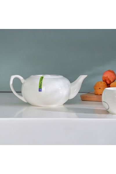 ROYALFORD Porcelain Magnesia Small Tea Pot with Lid
