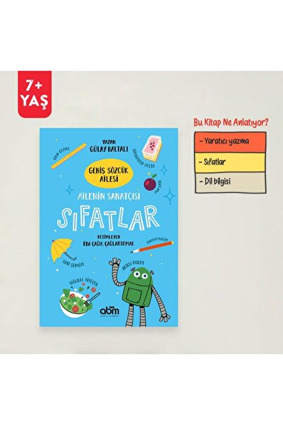 Abm Yayınevi Geniş Sözcük Ailesi - Ailenin Sanatçısı Sıfatlar - Çocuklar Için...
