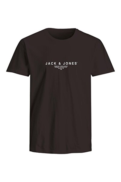 Jack & Jones Harris Erkek Siyah Tişört (12276646-BBT)