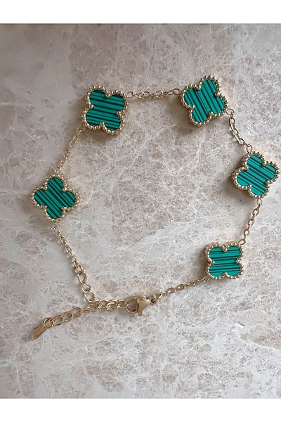 ECEMSEL Clover Steel Bracelet