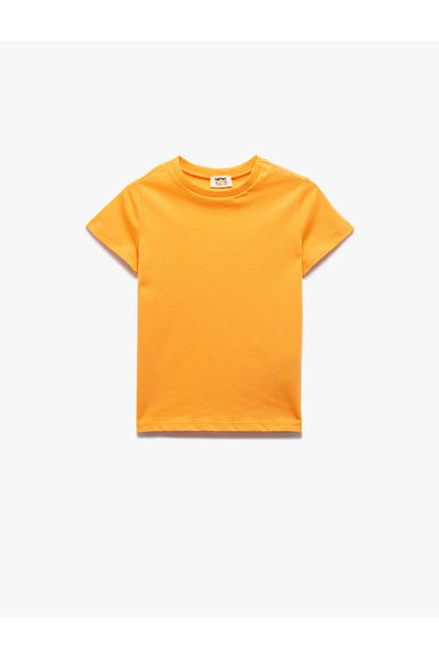 Koton Cotton Short Sleeve Crew Neck Basic T-Shirt Set of 2