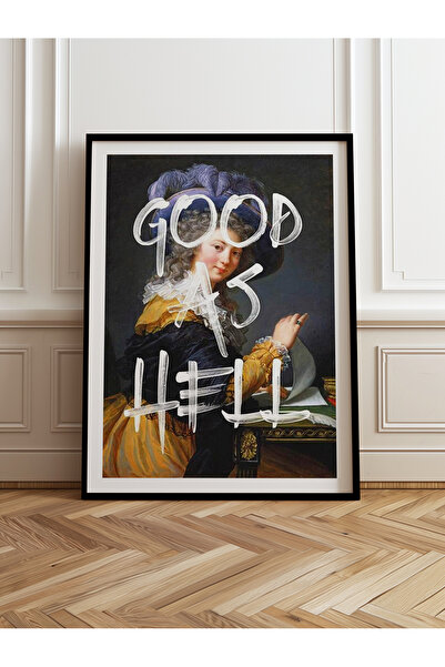 HOMEPACK Jedna drvena slika u ramu, jednodijelni poster, slika TK/1085