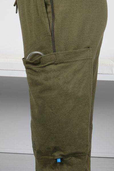 CURE4U Cure Adaptive Khaki Patient Care and Treatment Pants (Size m - Bed)