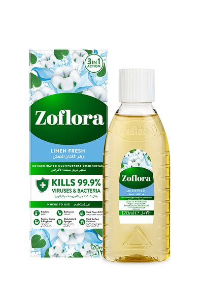 Zoflora Multipurpose Disinfectant Linen Fresh 120ml