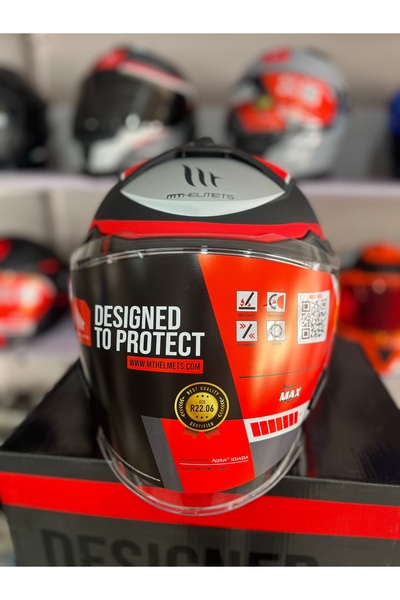 MT Helmets Mt Cosmo Sv solid Mat siyah kask