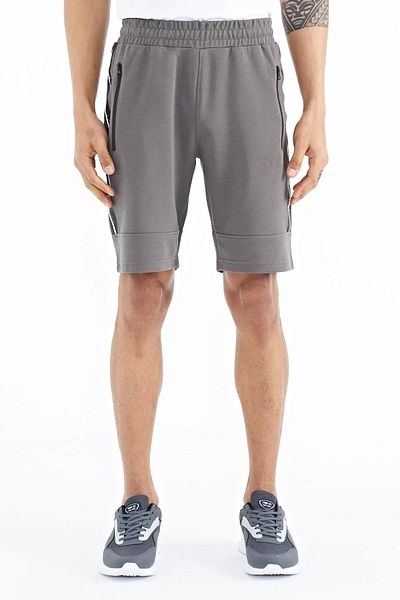AIR JONES Ανδρικό σορτς χακί - Clive Standard Fit - 81249