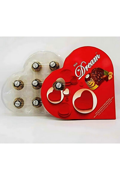 Elvan Dream Fındıklı Çikolata 124 Gr. (1 Kalp Kutu)