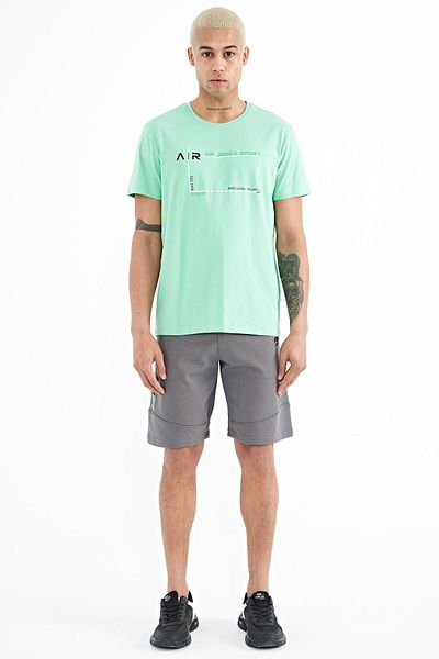 AIR JONES Ανδρικό σορτς Amos Dark Grey Printed - 81246