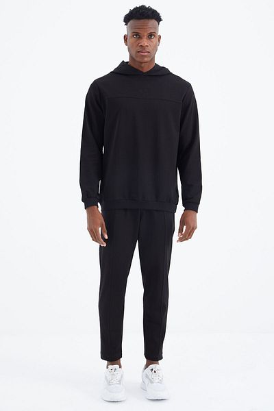 AIR JONES Kelvin Black Kelvin Basic ανδρική φόρμα - 85230