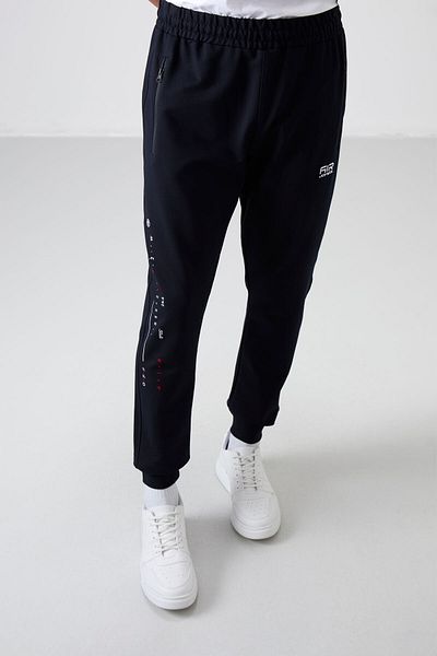 AIR JONES Pantaloni de trening pentru bărbați Rory bleumarin Jogger - 84909