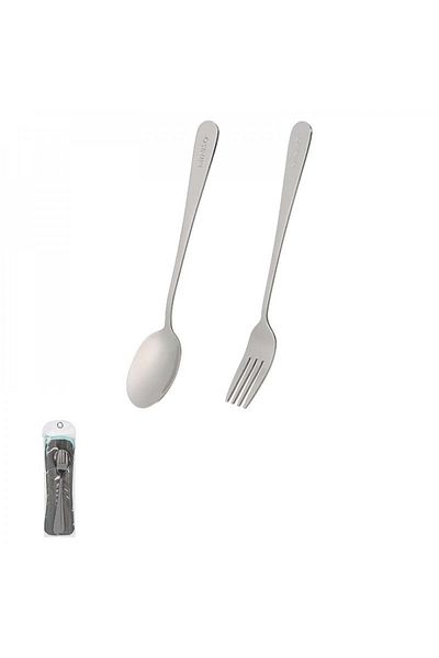 Miniso spoon and fork cutlery set