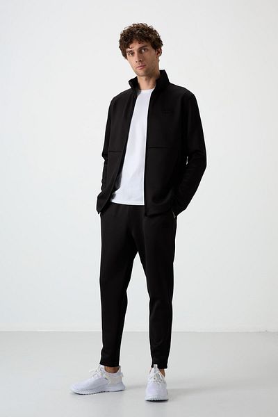 AIR JONES Ανδρική αθλητική φόρμα Bran Blackscuba Fabric - 85199