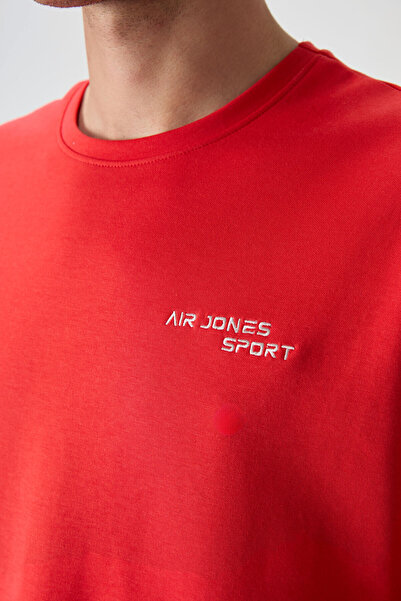 AIR JONES Fiesta - Navy Blue Cotton Thick Soft Textured Oversize Fit Embroidered Men's Tracksuit Set - 85252