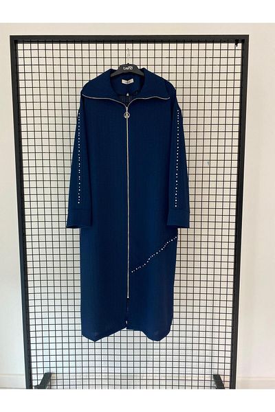 Armine New Season Long Jacket with Detailed Design 25Yt503