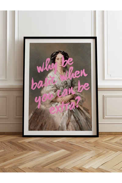 HOMEPACK Tekli Ahşap Çerçeveli Tablo Tek Parça Poster Tablo TK/1096