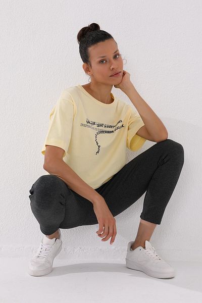 TOMMY LIFE Γυναικεία φούτερ Comfortable Form - Anthracite Melange, φερμουάρ και τσέπες - 94246
