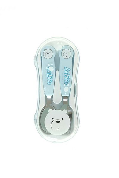 Miniso Three Bears Series Cutlery Set - Spoon and Fork