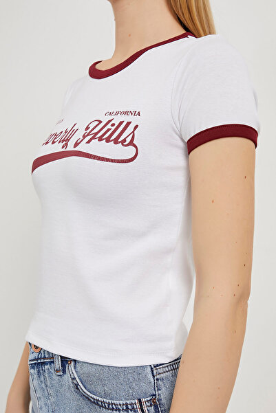 Arma Life Γυναικείο καλοκαιρινό κοντομάνικο μπλουζάκι με λαιμόκοψη