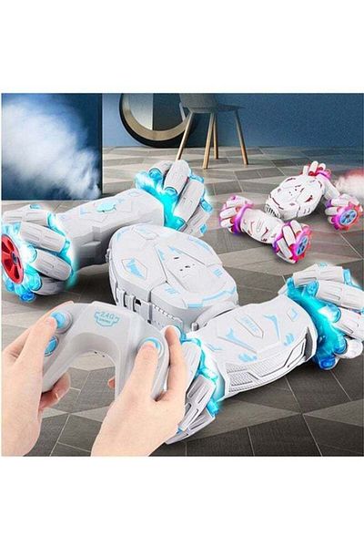 COOYA Hand Control Gesture Car Kids Best Birthday Gift, Remote Control Watch 360° Rotation, Blue