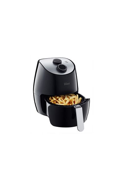 Zilan Friteuza cu aer Friteuza, ZILAN ZLN-3598, Negru 1350 W, Capacitate 2.6 L, Timer 30 min,