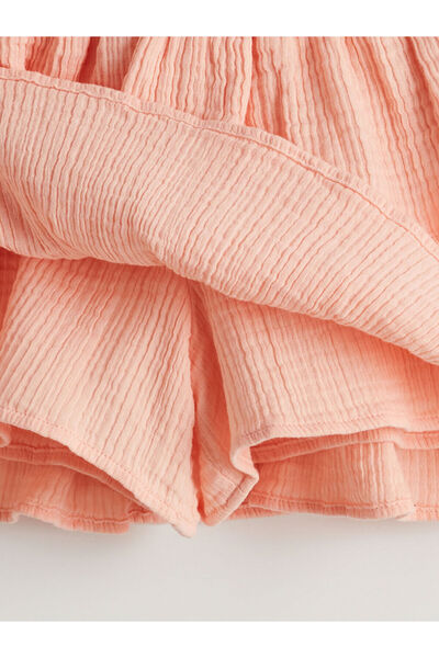 LC Waikiki Lcw Pleated Girl's Skirt with Elastic Waist