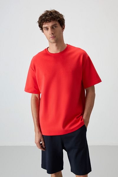 AIR JONES Σετ ανδρικό σορτς Fiesta Navy Blue Oversize - Χοντρό μαλακό βαμβάκι - 85249