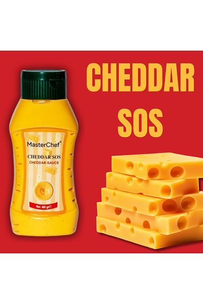 Masterchef 400 Gr Cheddar Sauce - 12 Pieces