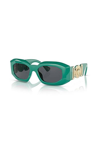 Versace And 4425u536487 54 Unisex Green Bone Sunglasses