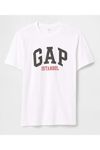 GAP Tricou cu mânecă scurtă V-Frch Istanbul Tricou bărbați ALB