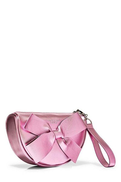 Bath & Body Works Metallic Bow Cosmetic Bag