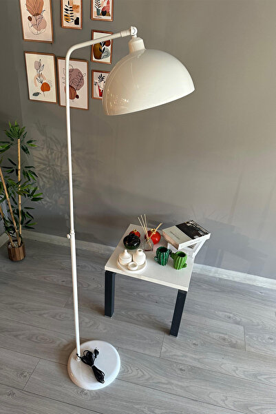 Bamyum Lambader Hareketli Başlık Modern Dekoratif Metal Oturma Odası Çalışma Odası Zemin Lambası