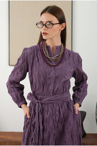 HEQA Set de cravate retro violet (model pantofi: GX9688)