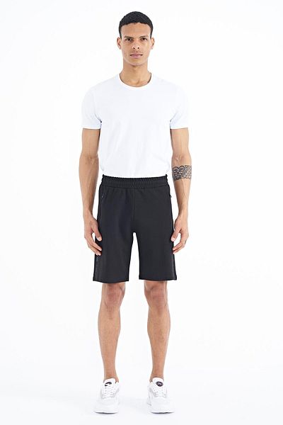 AIR JONES Pantaloni scurți Alfred Black Standard Fit pentru bărbați - 81244