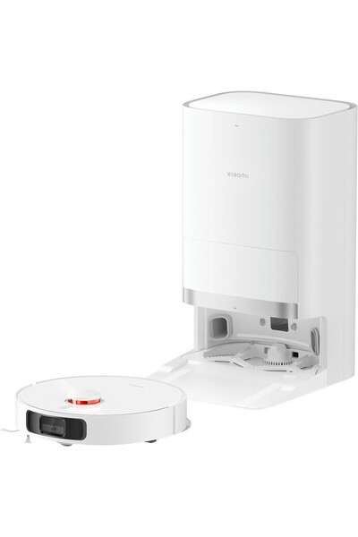 Xiaomi Robot Vacuum Plus Beyaz 6000 PA Emiş Gücü- Kristal Kolye HEDİYELİ