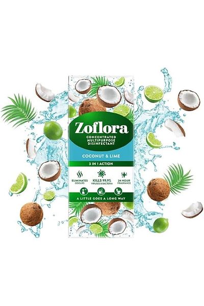 Zoflora Multipurpose Disinfectant Coconut & Lime 500ml