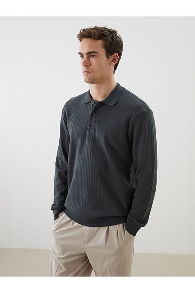 LC Waikiki Polo Neck Men's Sweatshirt