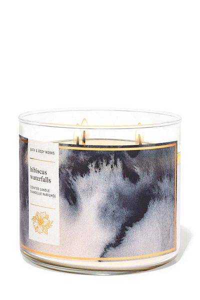 Bath & Body Works Hibiscus Waterfalls 3-Wick Candle