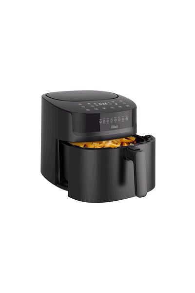 Zilan Friteuza cu aer cald Zilan ZLN7999 Negru, putere 1800 W, ecran digital, panou cu comenzi tactile