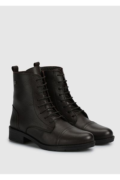 Provoq Brown Leather Women's Boots