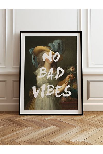 HOMEPACK Pictură cu un singur cadru din lemn Pictură poster dintr-o bucată TK/1097