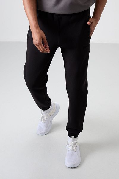 AIR JONES Ανδρική αθλητική φόρμα Cesar Black Pocketed Bottom - 84929