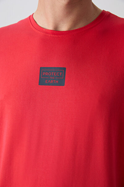 TOMMY LIFE Fiesta - Lacivert Pamuklu Yumuşak Dokulu Standart Fit Baskılı Erkek Şortlu Takım - 85243